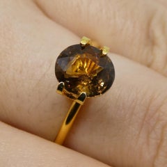 2.63ct Oval Peach & Teal Blue Parti Colour Sapphire