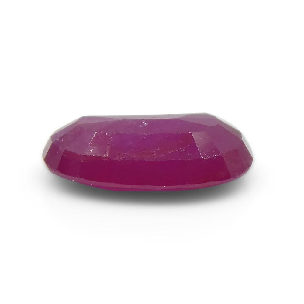 2.63ct Oval Red Ruby from Vietnam For Sale 2