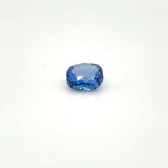 2.64 Carat Cushion Cut Blue Sapphire Loose Gemstone