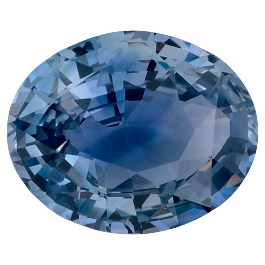 2.64 Ct Blue Sapphire Oval Loose Gemstone