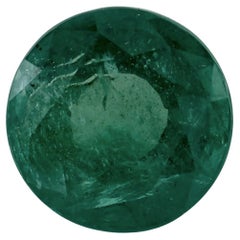 2.64 Ct Emerald Round Loose Gemstone