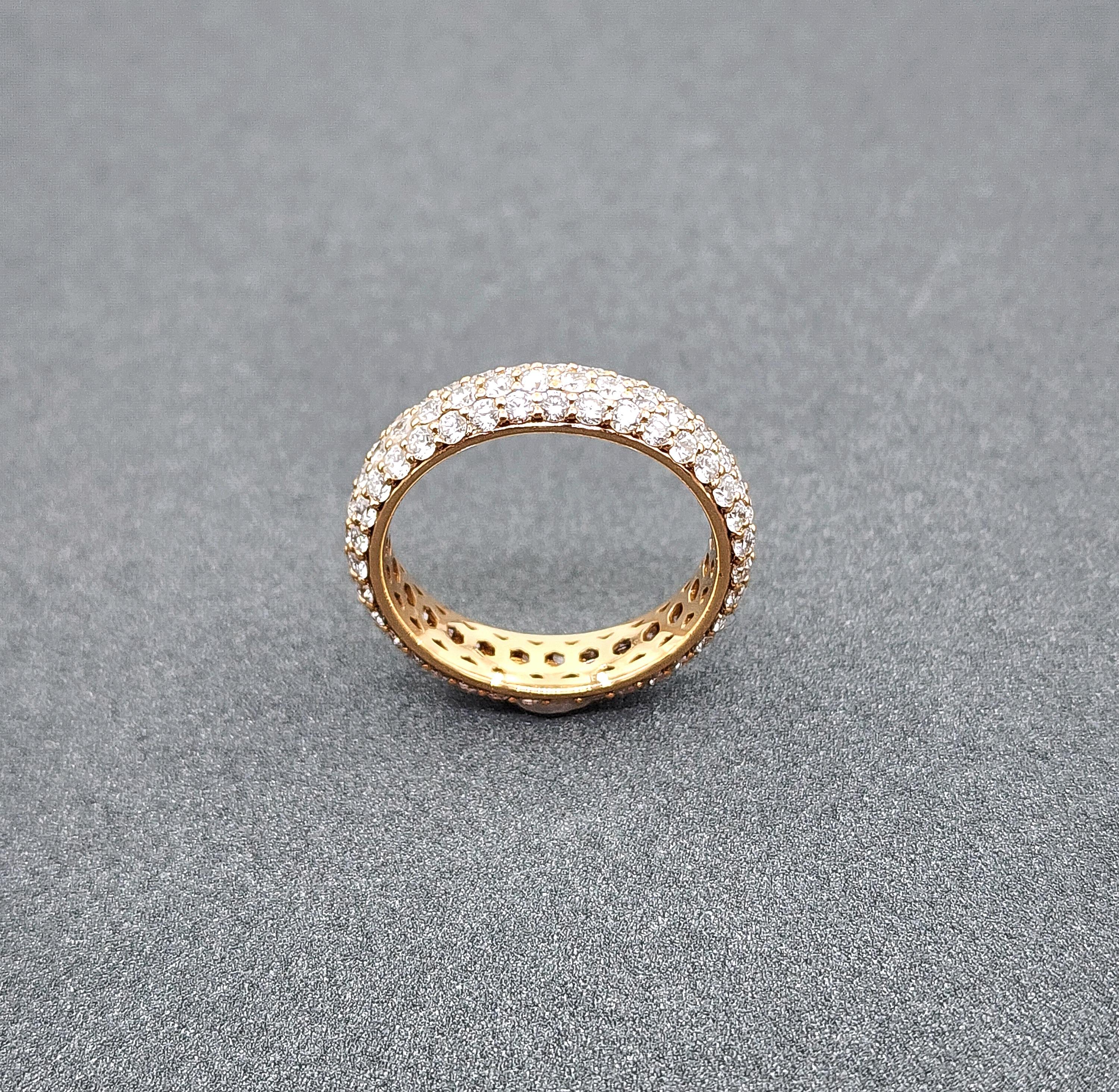 Bracelet d'éternité en diamant pavé de 2.64 ct Neuf - En vente à Chicago, IL
