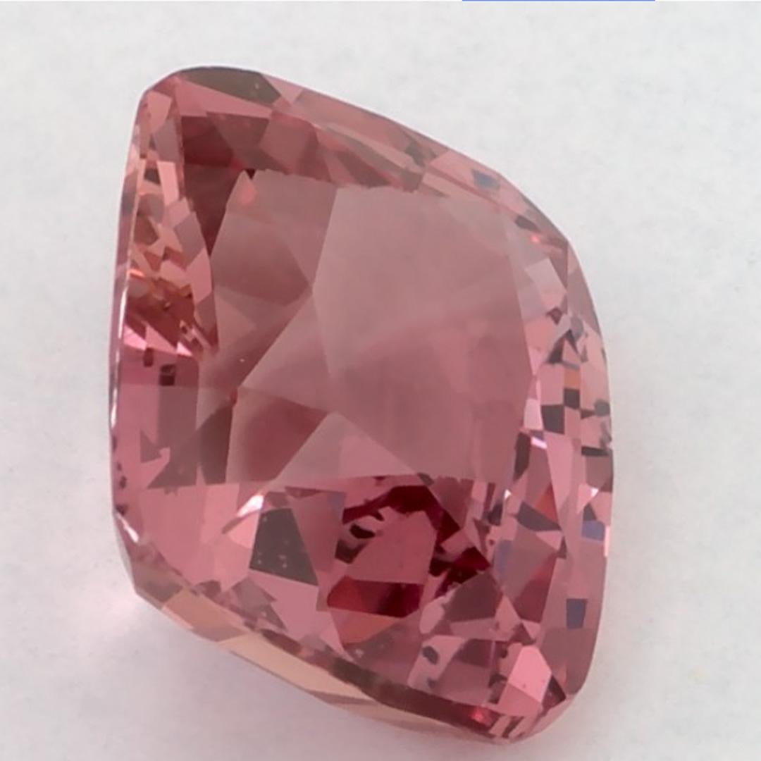 2.64 carati di zaffiro rosa a cuscino, gemma sciolta in vendita 2