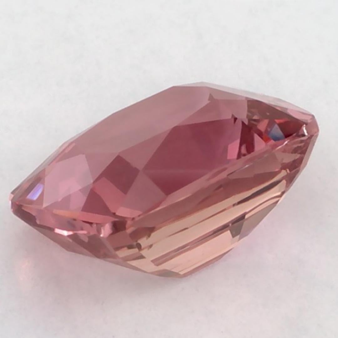2.64 carati di zaffiro rosa a cuscino, gemma sciolta in vendita 3