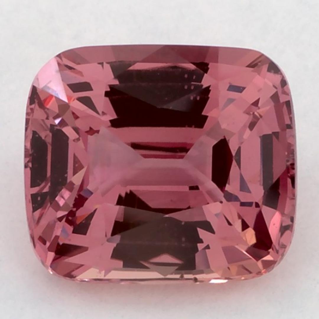 2.64 carati di zaffiro rosa a cuscino, gemma sciolta