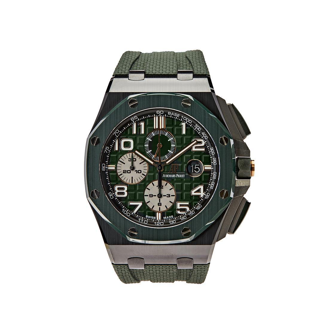 26405CE.OO.A056CA.01 Audemars Piguet Royal Oak Offshore Ceramic Green Dial 2021 3