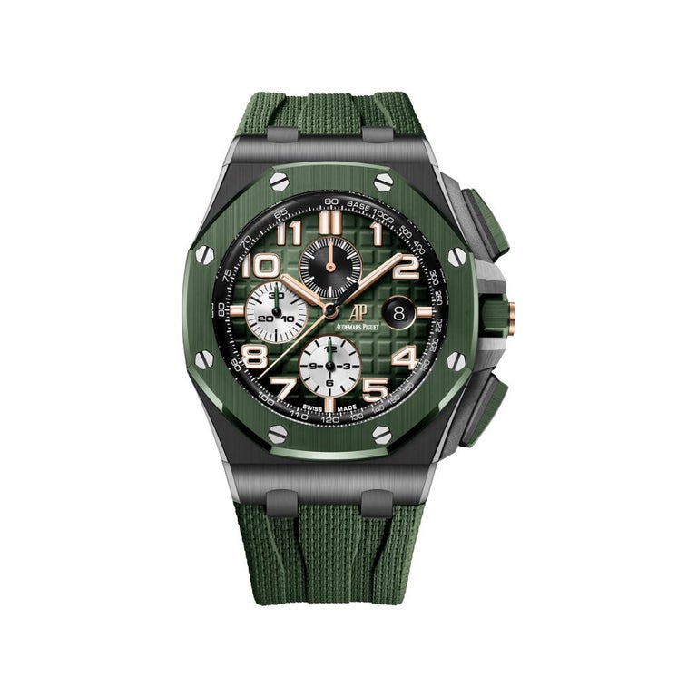 The  Audemars Piguet Royal Oak Offshore is one of the most beautiful sports watches ever made by AP. This timepiece is sporty, yet very elegant and compliments any attire. The collection has established advanced updates since its release in 1993,
