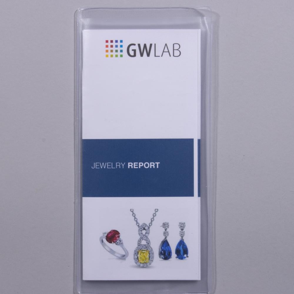26.41ct Platinum Ring Set with Natural Ruby & Diamonds GWLAB Certified For Sale 4