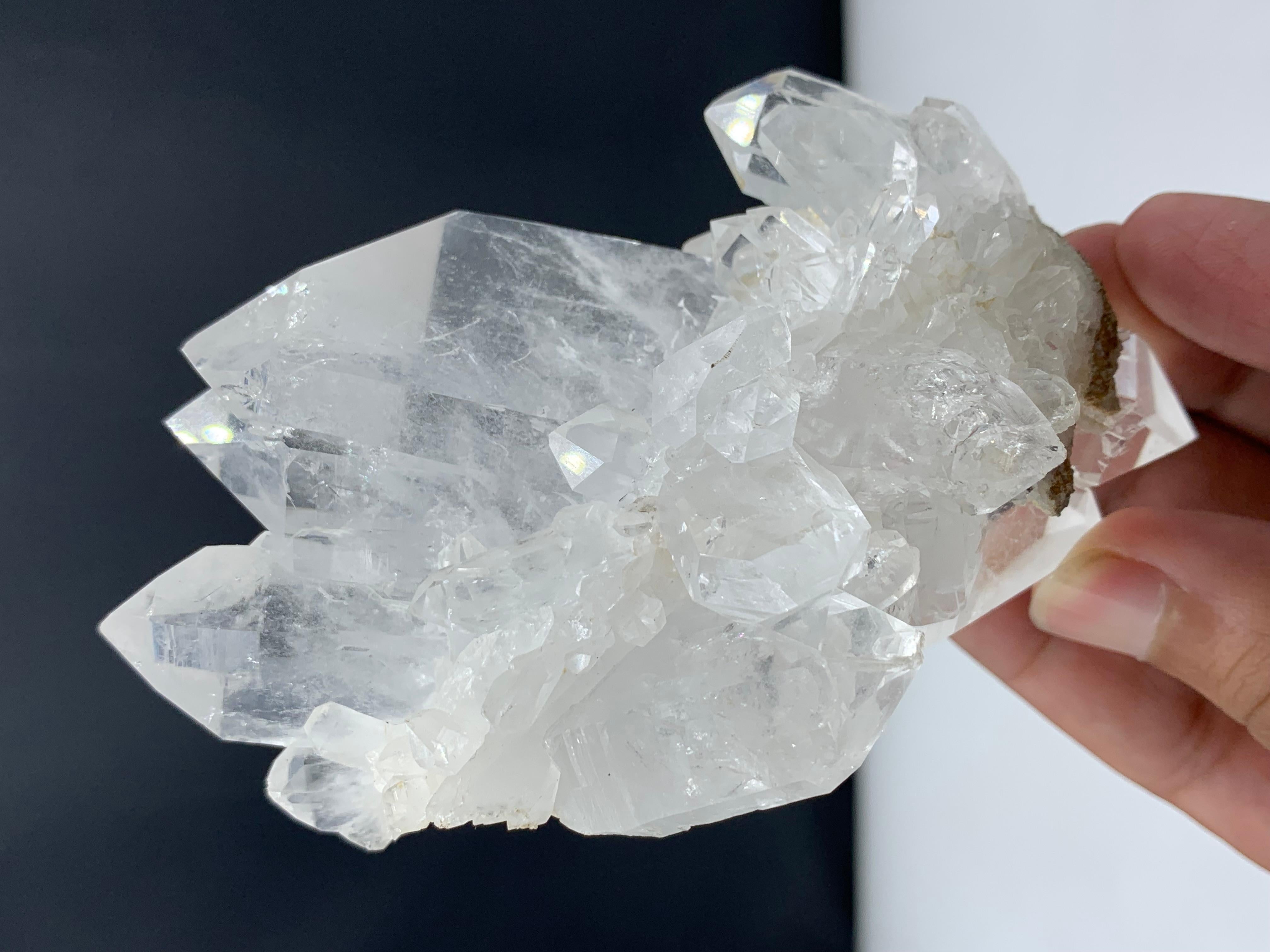 Pakistani 264.55 Gram Beautiful Quartz Crystal Cluster From Skardu District, Pakistan For Sale