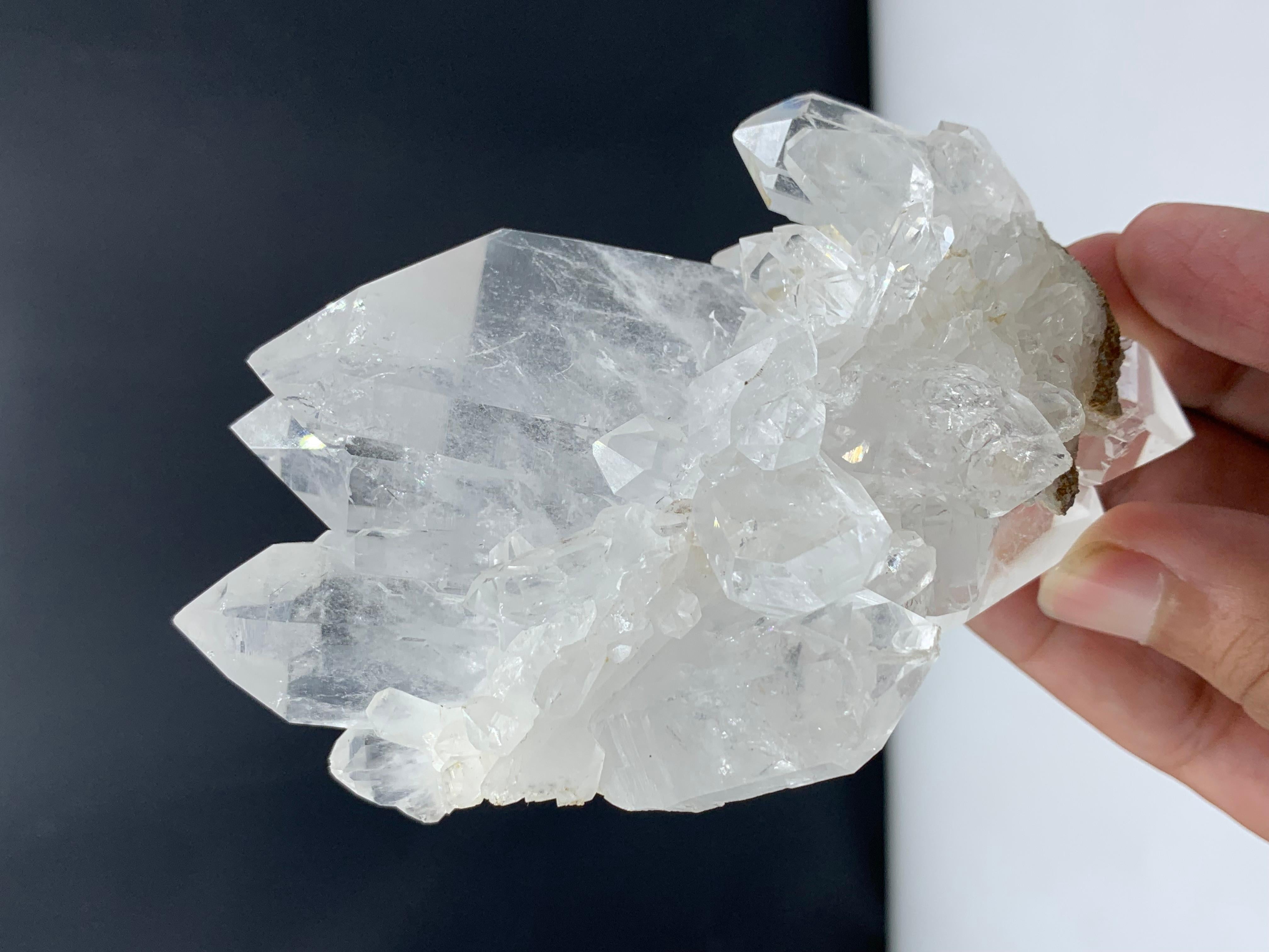 Other 264.55 Gram Beautiful Quartz Crystal Cluster From Skardu District, Pakistan For Sale