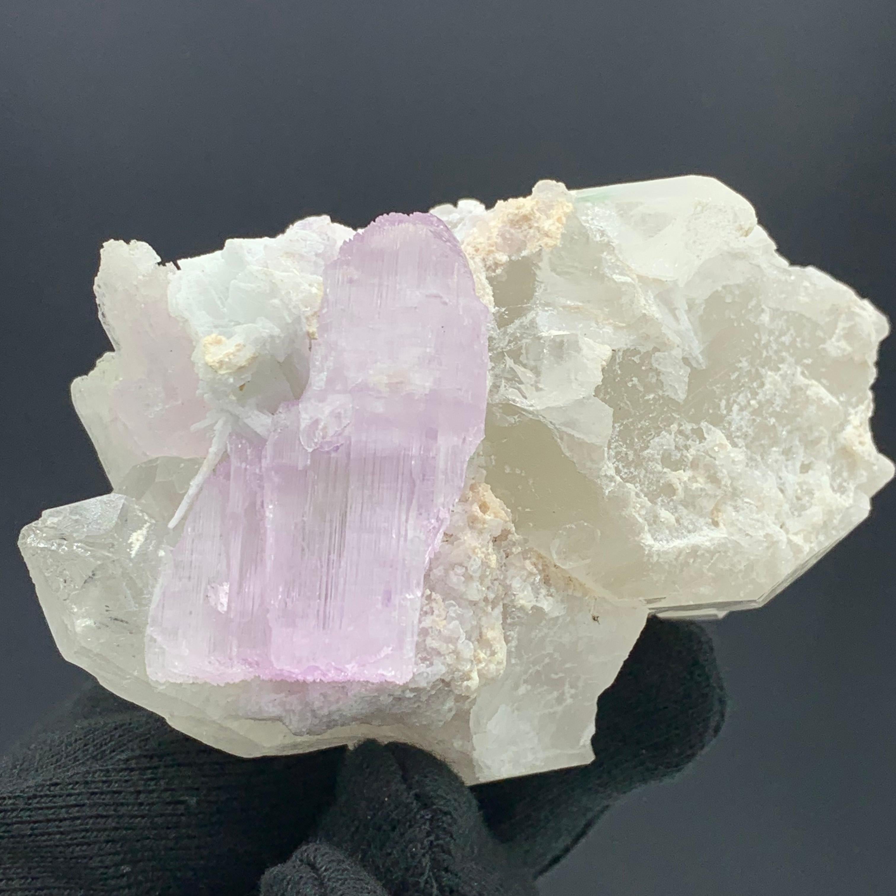 18th Century and Earlier 264.75 Gram Adorable Kunzite Specimen From Afghanistan  For Sale