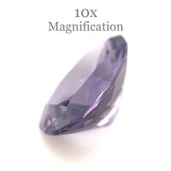 Spinelle violet poire non chauffée du Sri Lanka de 2,64 carats