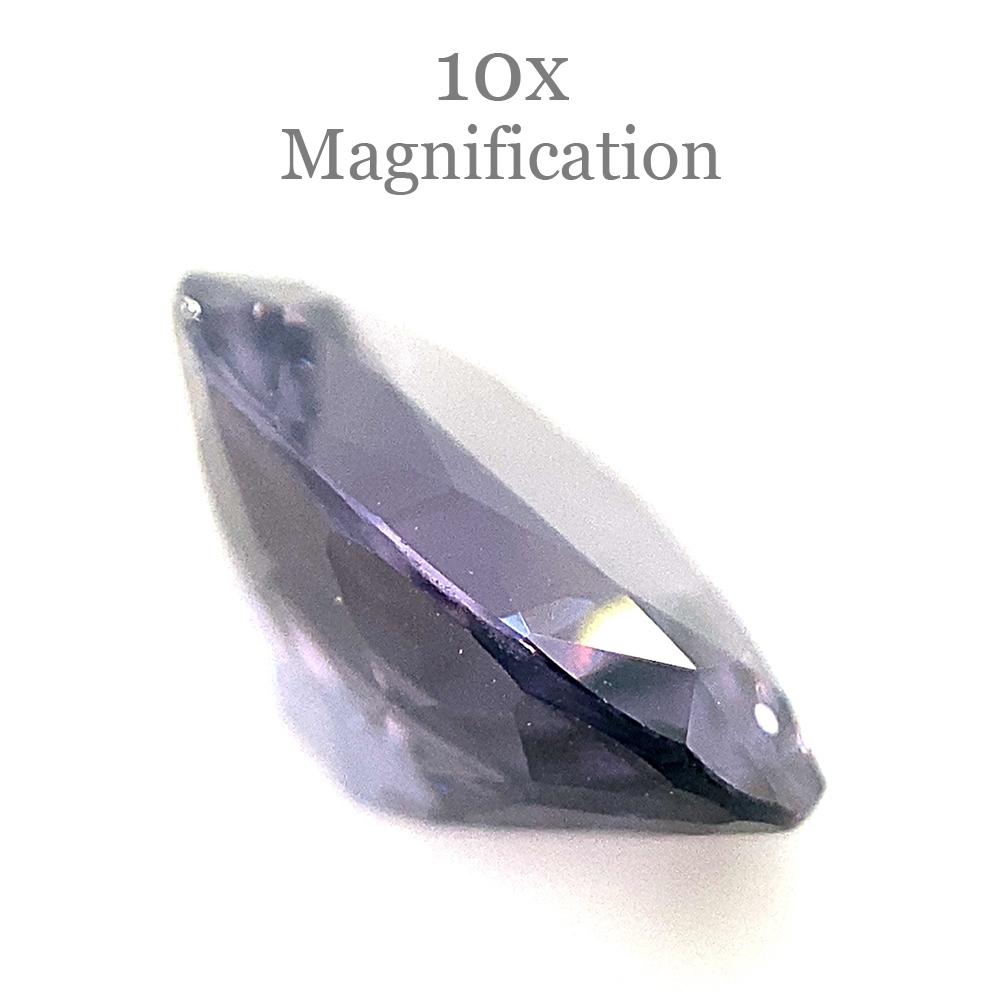 Women's or Men's 2.64ct Pear Purple Spinel from Sri Lanka Unheated For Sale