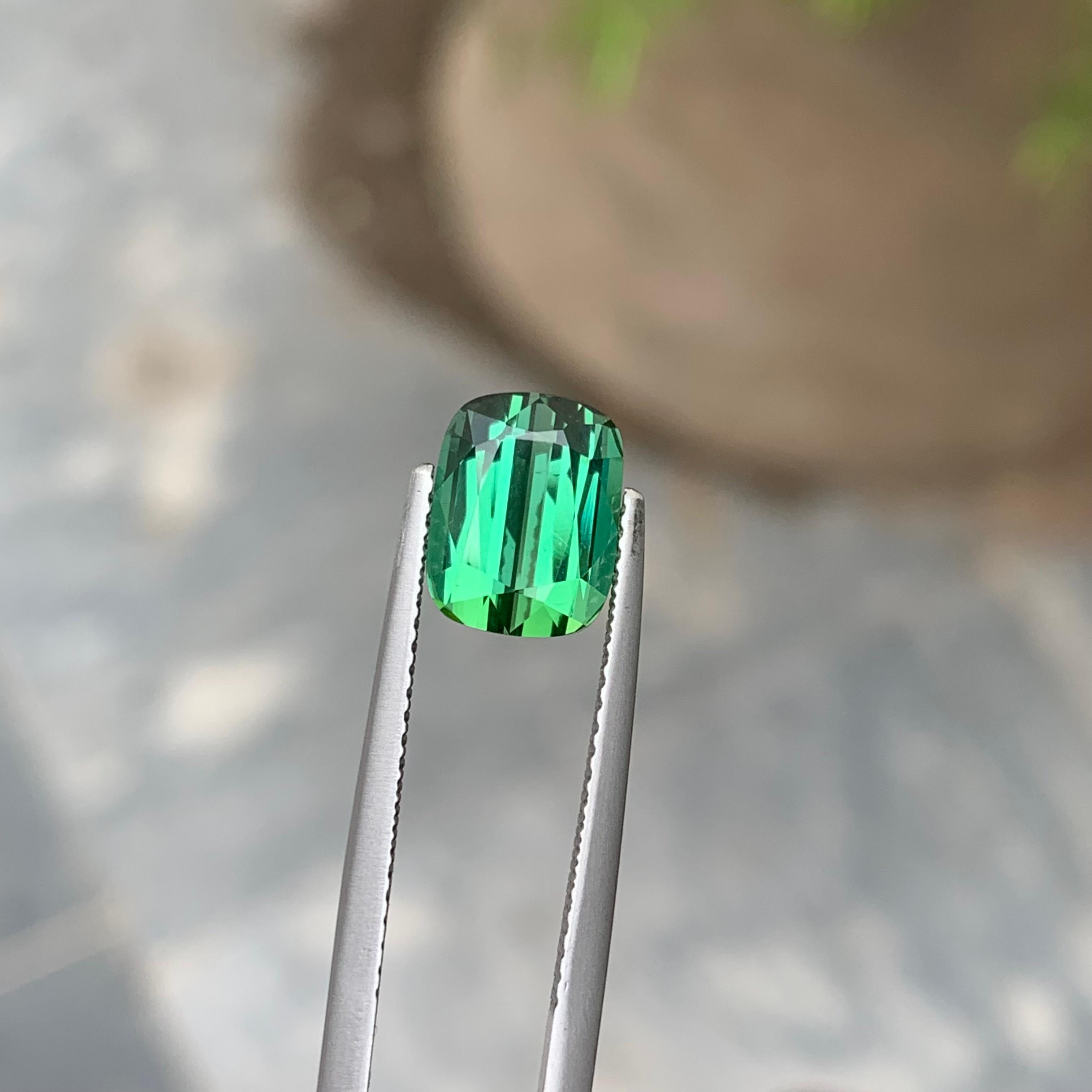2.65 Carat Cushion Loose Tourmaline Adding Sparkle to Your Jewelry Collection For Sale 5