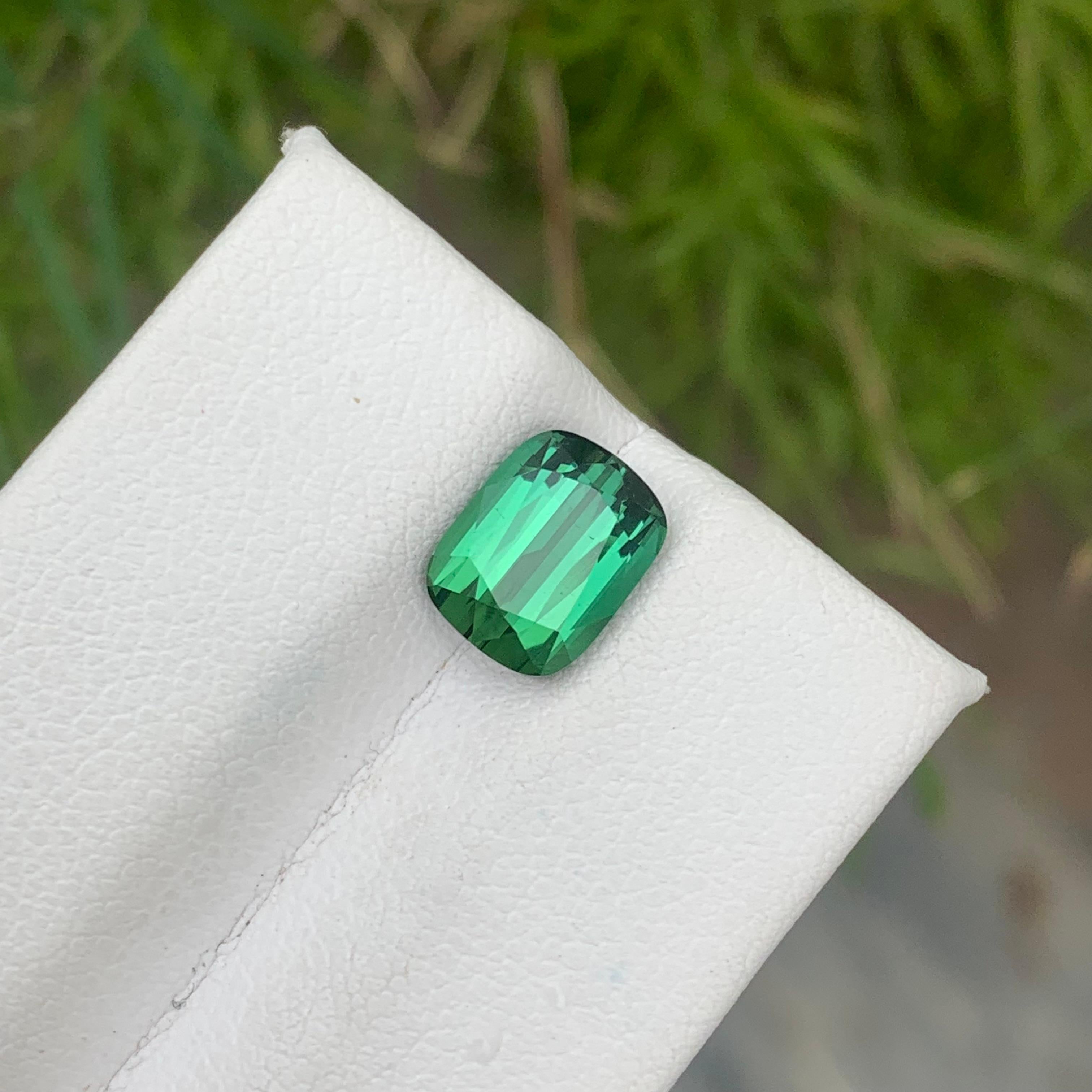 2.65 Carat Cushion Loose Tourmaline Adding Sparkle to Your Jewelry Collection For Sale 1