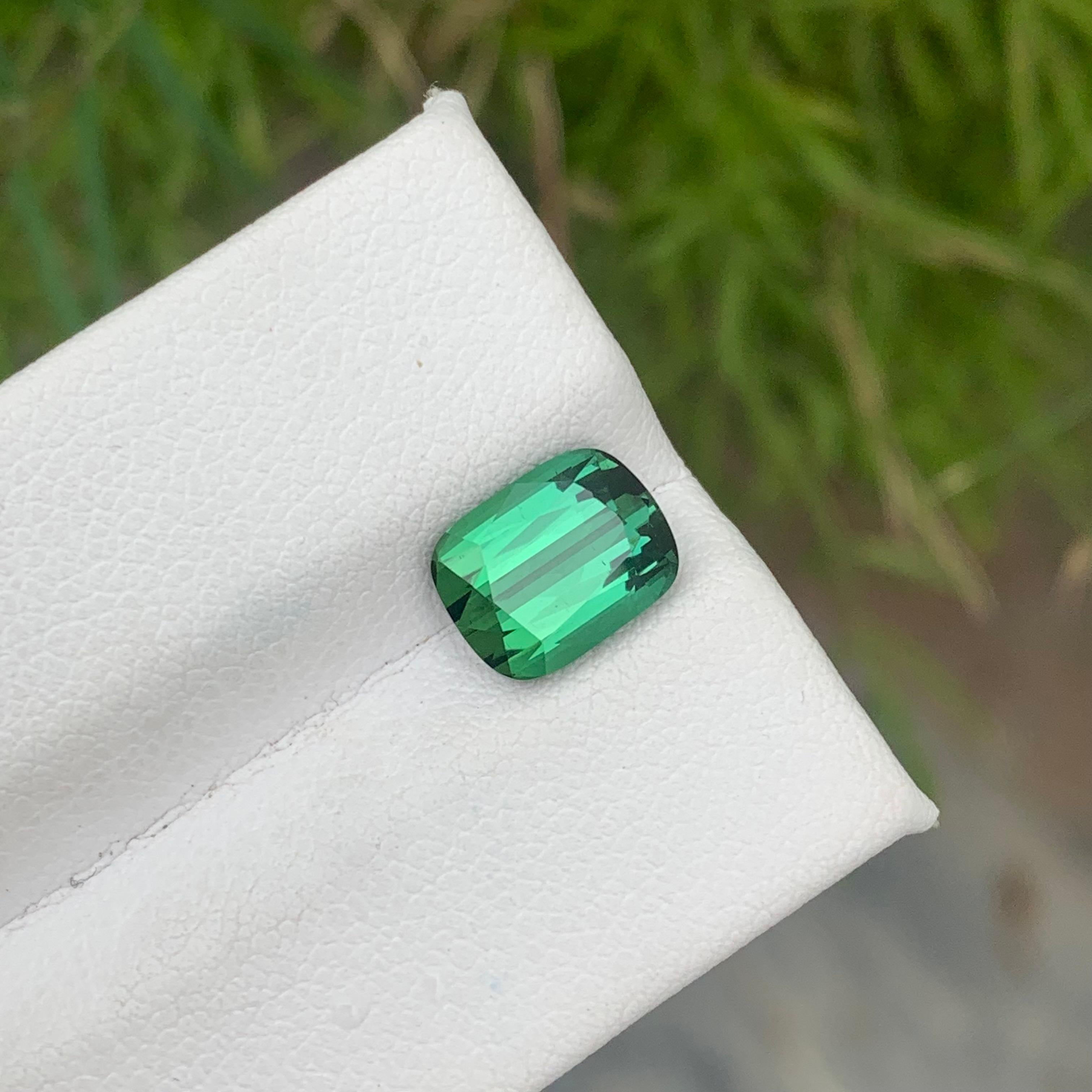 2.65 Carat Cushion Loose Tourmaline Adding Sparkle to Your Jewelry Collection For Sale 2