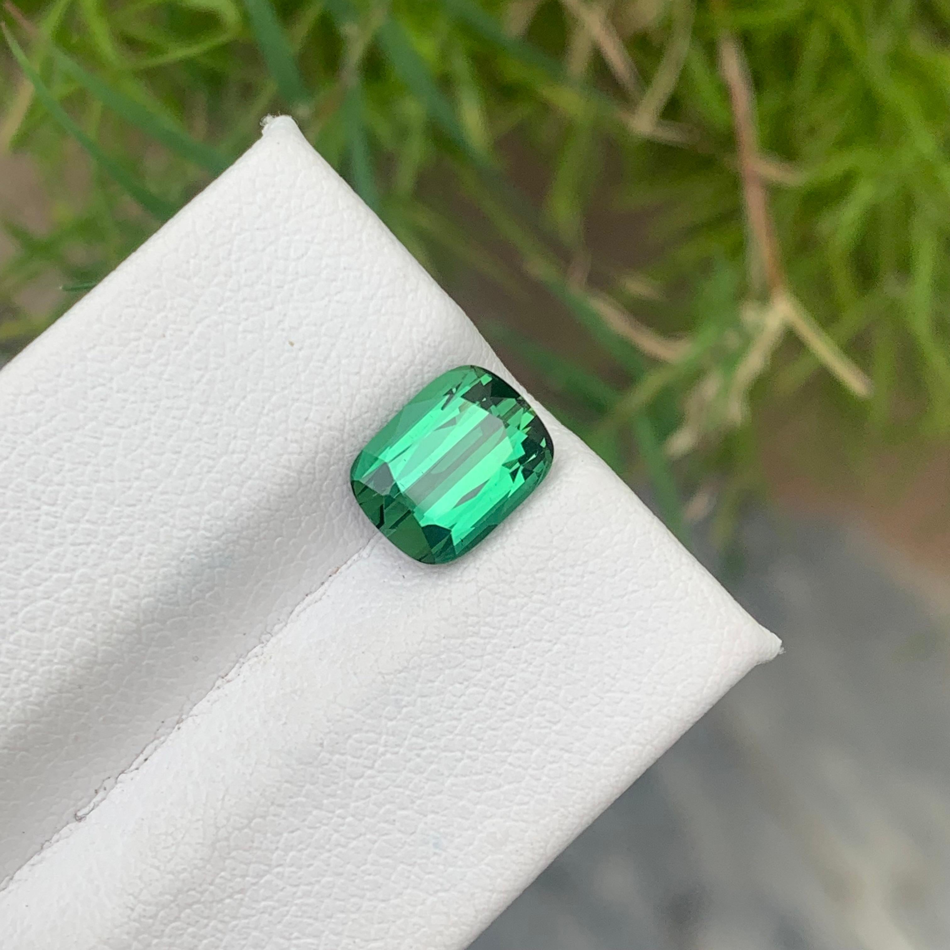 2.65 Carat Cushion Loose Tourmaline Adding Sparkle to Your Jewelry Collection For Sale 3