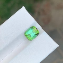 2.65 carati di tormalina blu-verde naturale sfusa a forma di cuscino