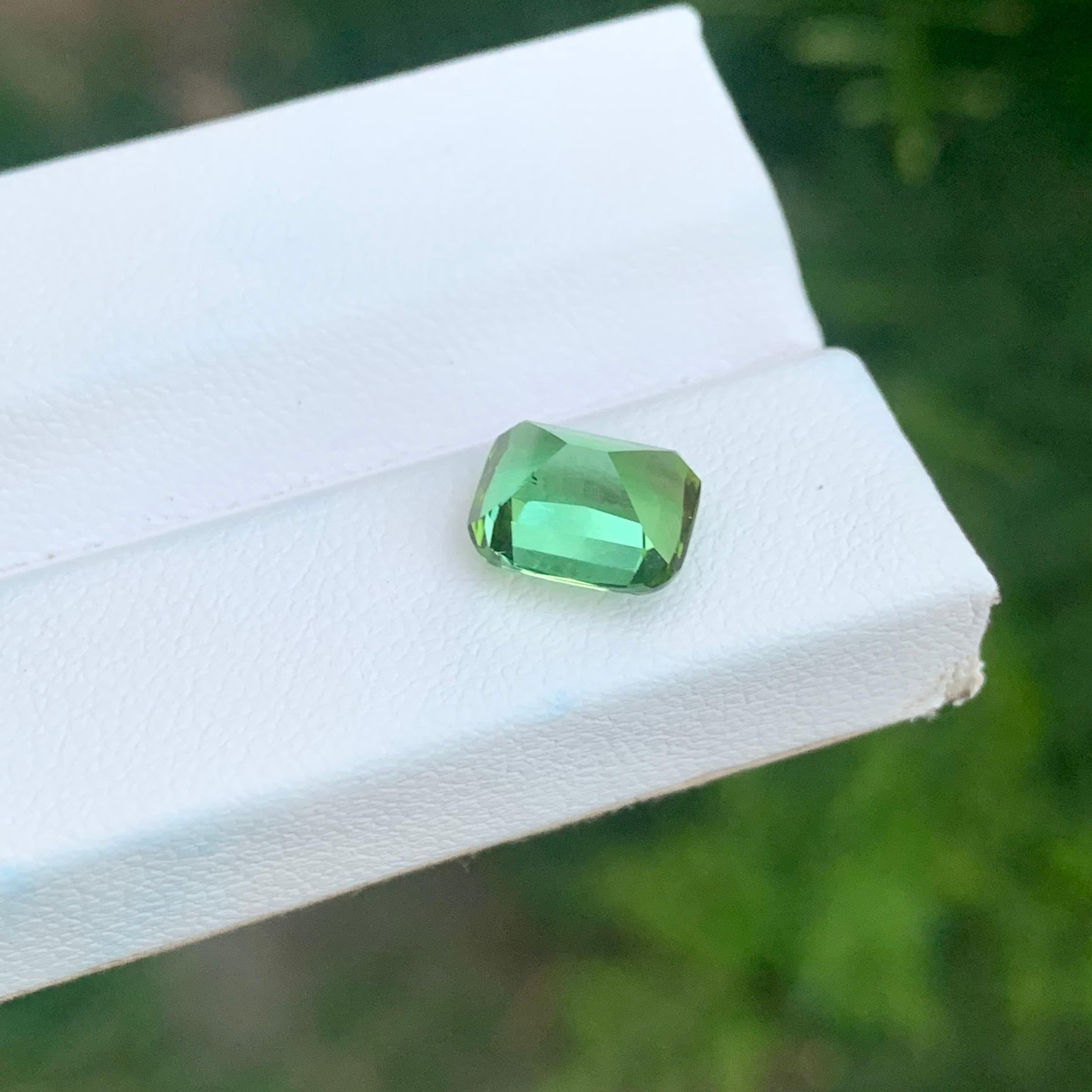 2.65 Carat Natural Loose Blue Green Tourmaline Cushion Shape Gemstone (Tourmaline bleue verte en forme de coussin) Unisexe en vente