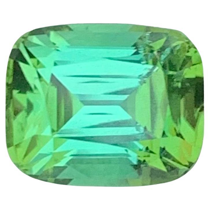 2.65 Carat Natural Loose Blue Green Tourmaline Cushion Shape Gemstone (Tourmaline bleue verte en forme de coussin)