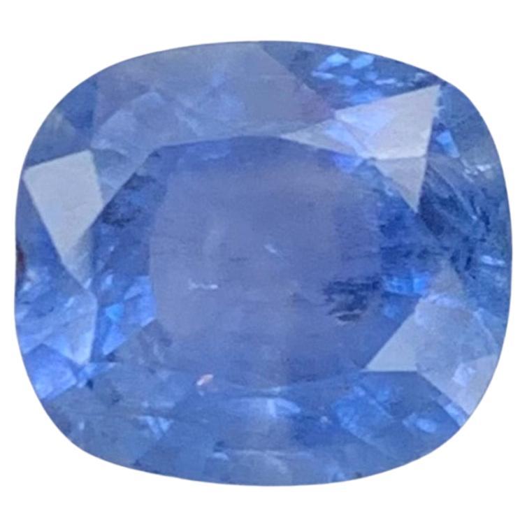 2.65 carati di zaffiro blu naturale sfuso a forma di cuscino
