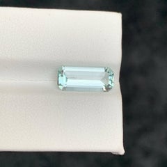 2.65 Carati Nature sciolti Acquamarina Azzurra Taglio Smeraldo Gemma Pakistana