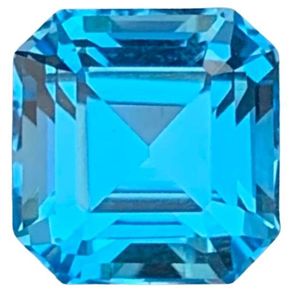 Gema suelta de topacio azul suizo natural de 2,65 quilates