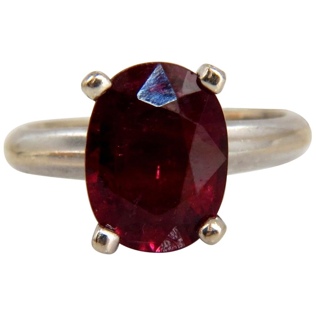 2.65 Carat Natural Tourmaline Solitaire Ring 14 Karat* For Sale