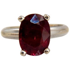2.65 Carat Natural Tourmaline Solitaire Ring 14 Karat*