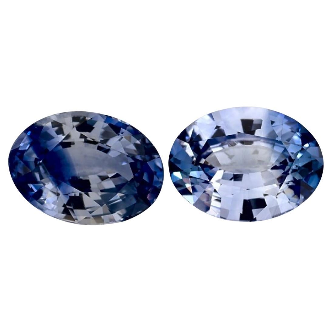 2.65 Ct Blue Sapphire Oval Loose Gemstone For Sale