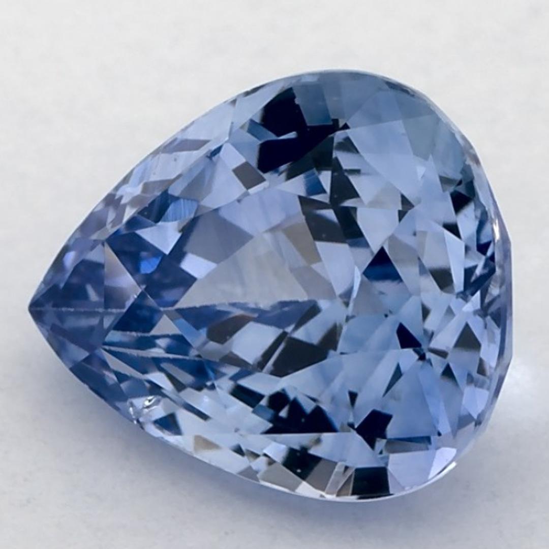Ce saphir bleu naturel offre élégance et sophistication. Avec sa riche saturation des couleurs et sa coupe précise, il constitue la pièce maîtresse parfaite pour une bague de fiançailles ou une conception de bijoux de luxe.

Ce saphir provient du