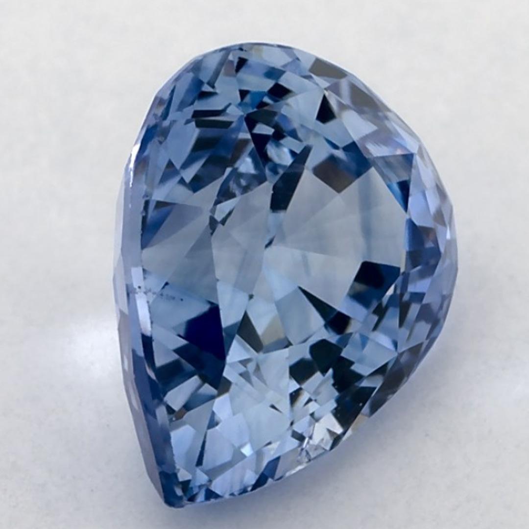 Taille poire 2.65 Ct Blue Sapphire Pear Loose Gemstone (pierre précieuse en vrac) en vente