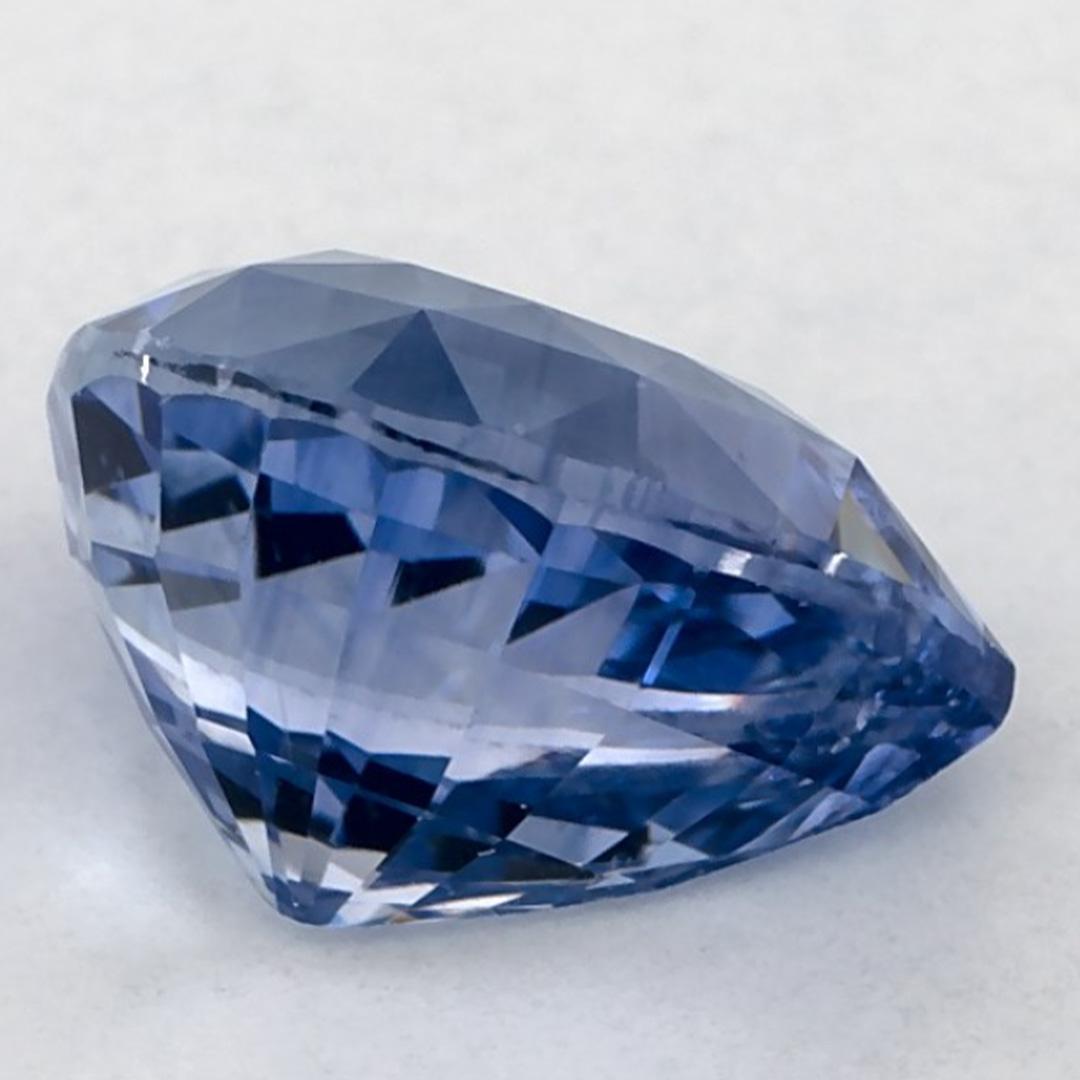 2.65 Ct Blue Sapphire Pear Loose Gemstone (pierre précieuse en vrac) en vente 1
