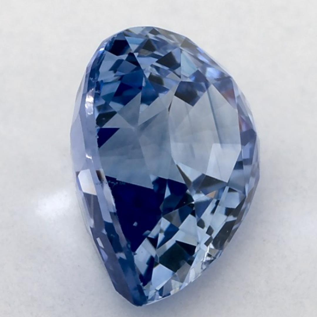 2.65 Ct Blue Sapphire Pear Loose Gemstone (pierre précieuse en vrac) en vente 2