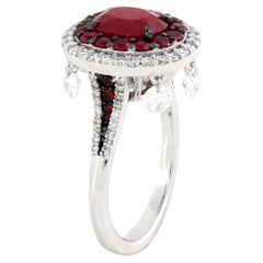 Anillo de 2,65 cts de Rubí y 1,17 cts de Diamante