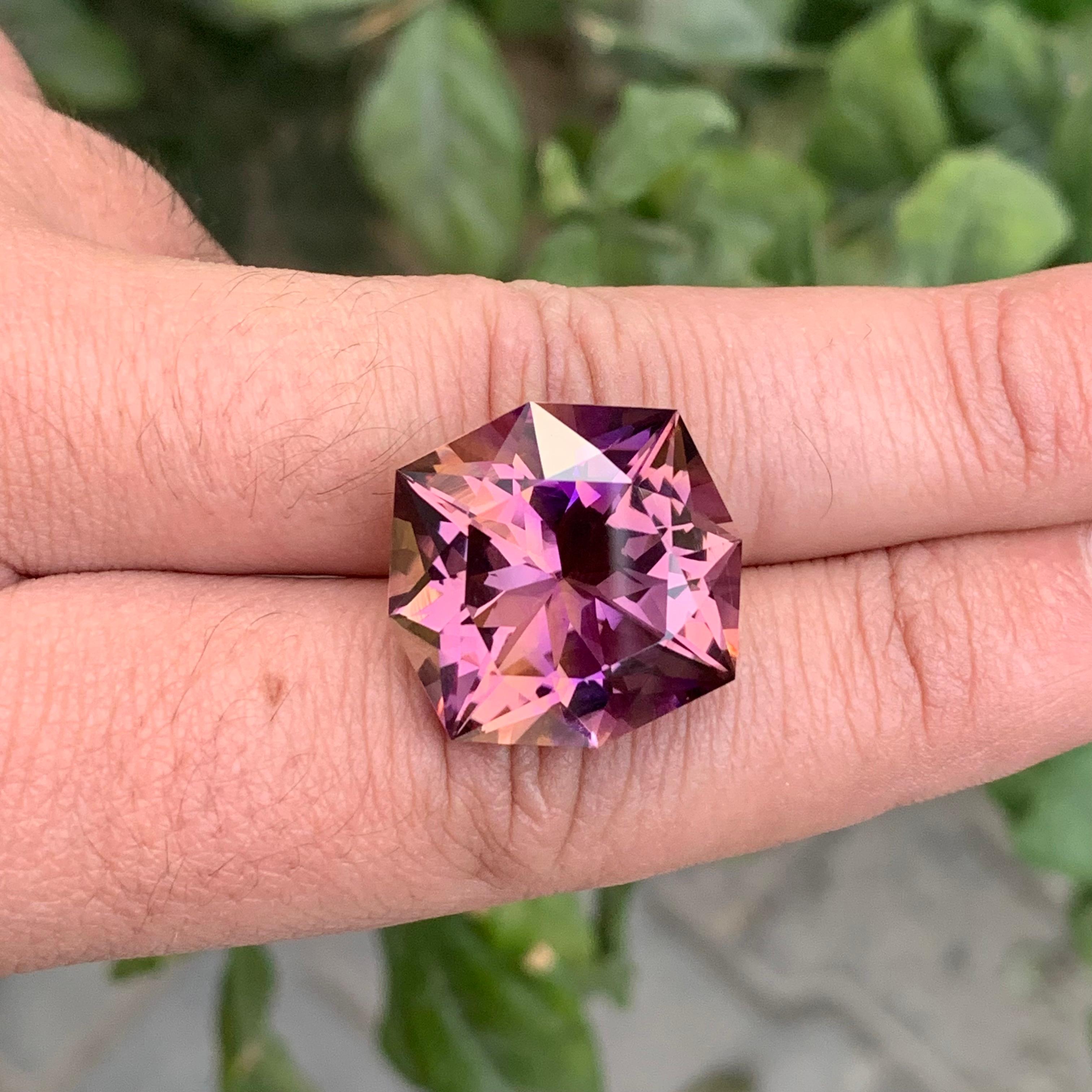 26,50 Carati Nature Ametrine sciolti modificano il taglio a cuscino della gemma in vendita 4