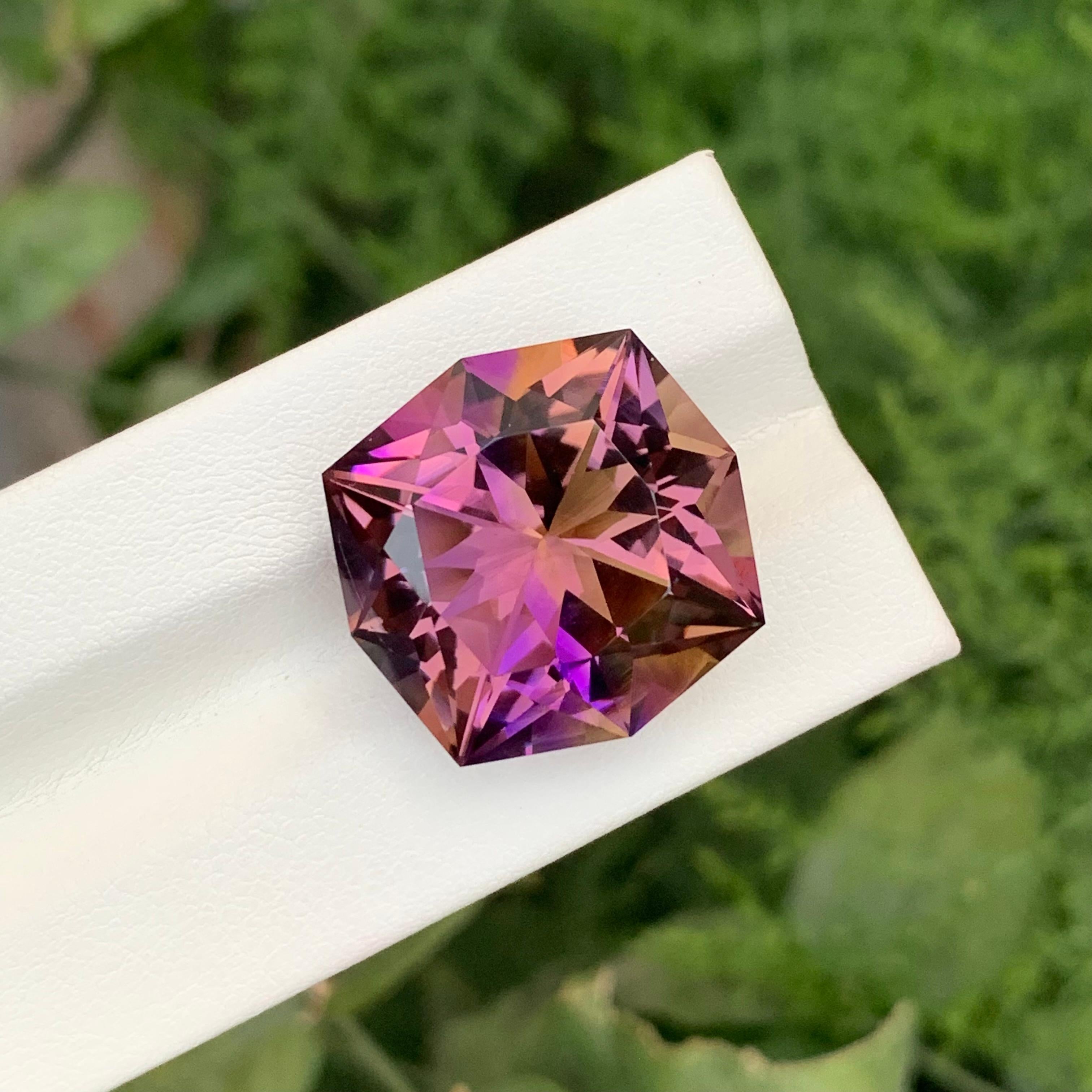 da uomo o donna 26,50 Carati Nature Ametrine sciolti modificano il taglio a cuscino della gemma in vendita