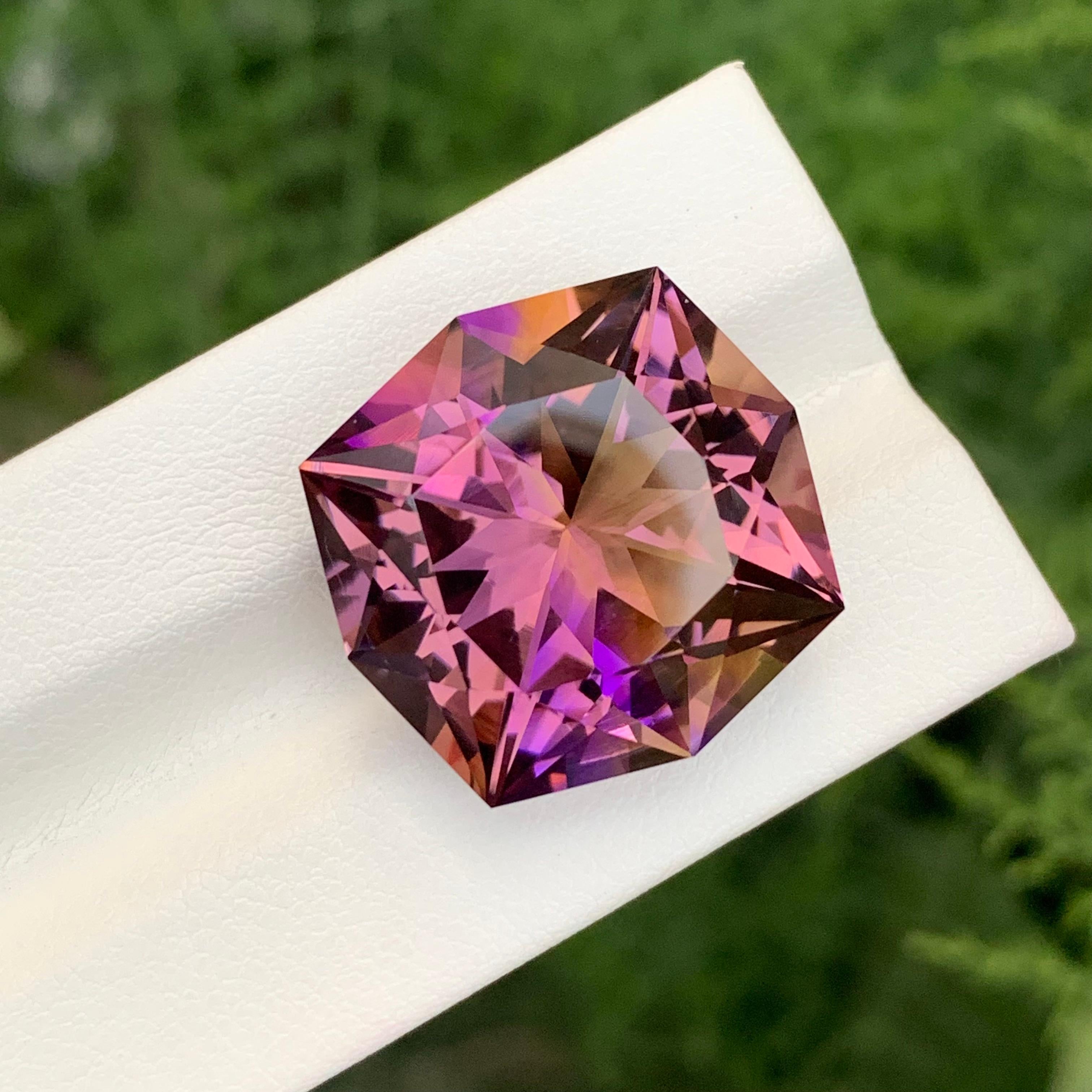 26,50 Carati Nature Ametrine sciolti modificano il taglio a cuscino della gemma in vendita 1