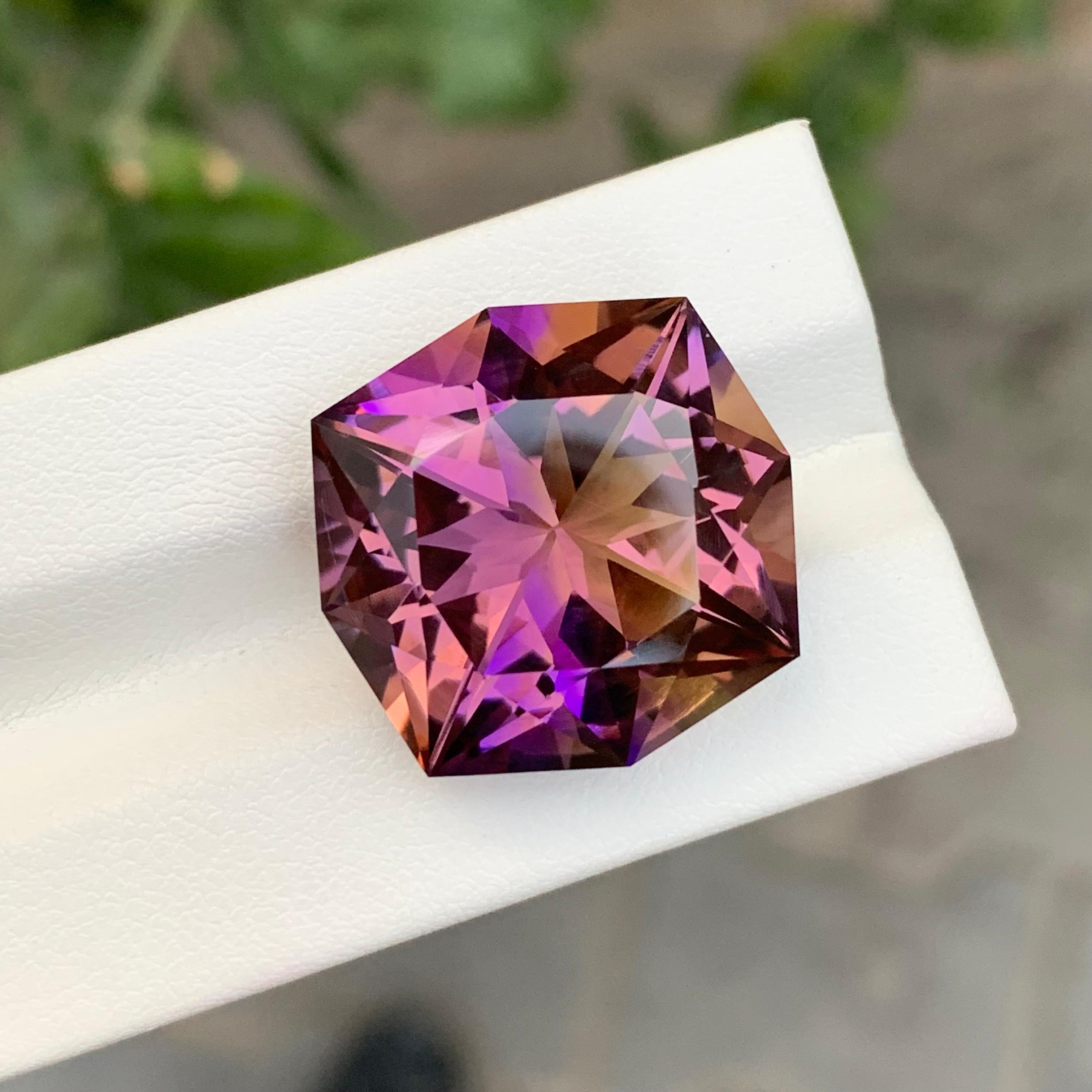 26,50 Carati Nature Ametrine sciolti modificano il taglio a cuscino della gemma in vendita 2