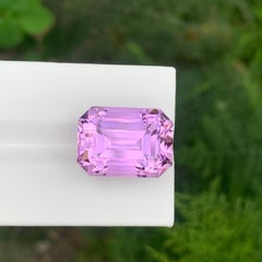 26.50 Carat Natural Loose Pink Kunzite Stone Emerald Cut Afghan Gemstone