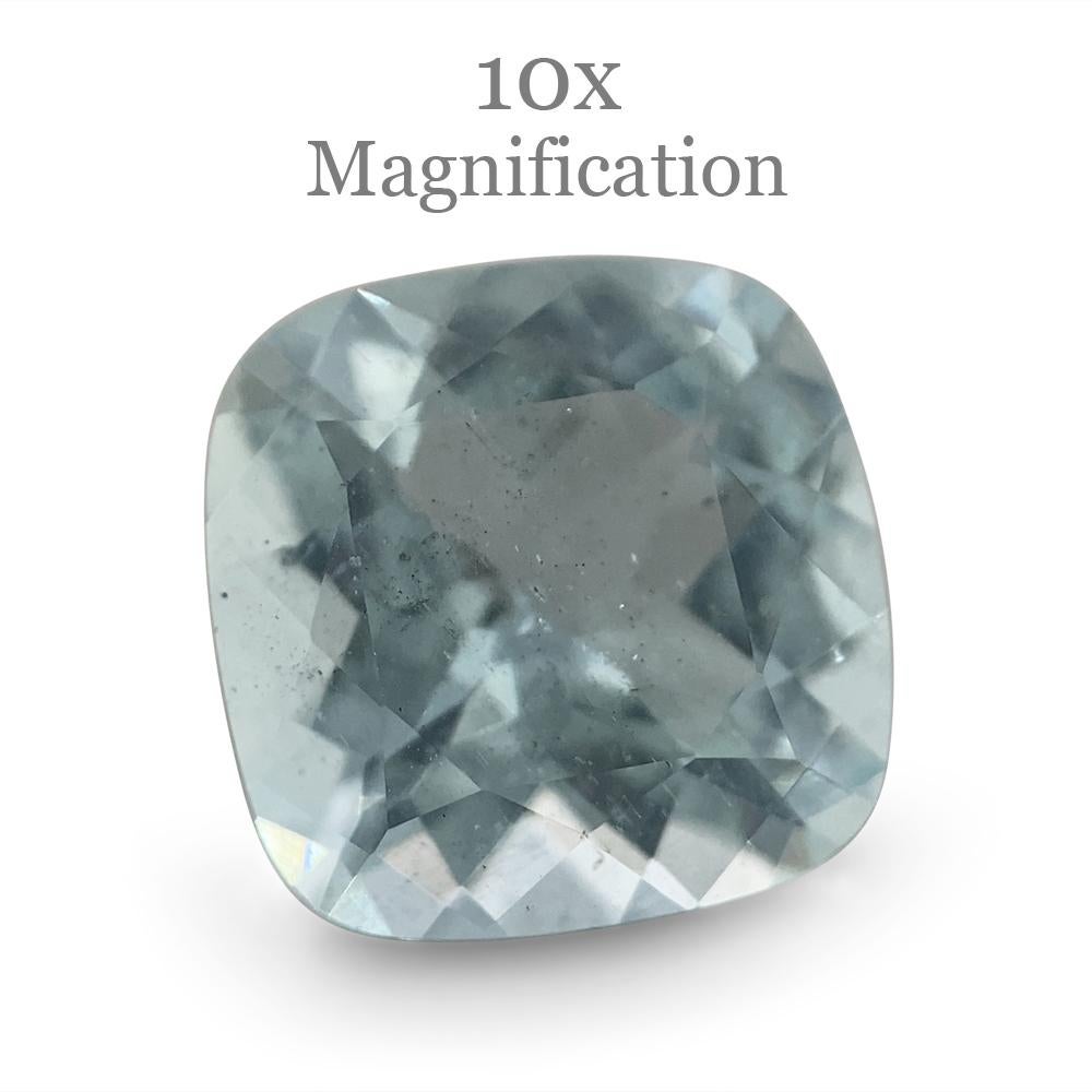 2.65ct Cushion Aquamarine For Sale 11