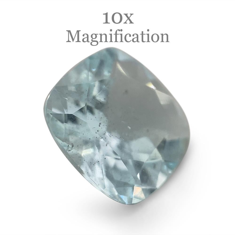 2.65ct Cushion Aquamarine For Sale 1