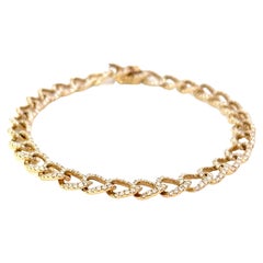 2.65CT Diamond Bracelet set in 14k Yellow Gold