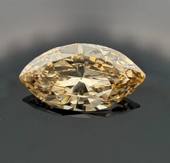 2.66ct Marquise Fancy Yellow-Brown Diamond GIA Natural Diamond Loose Stone