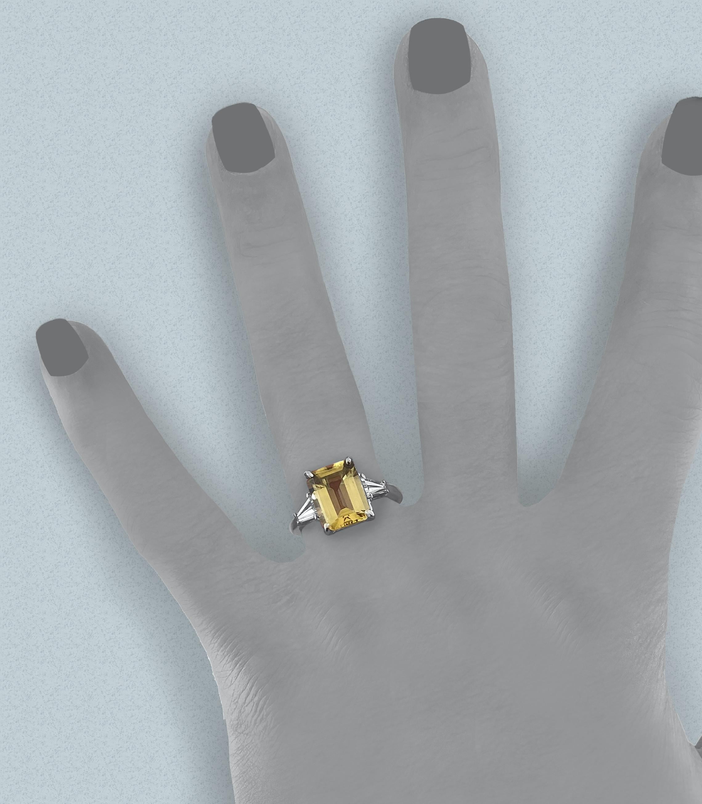 beryl stone ring