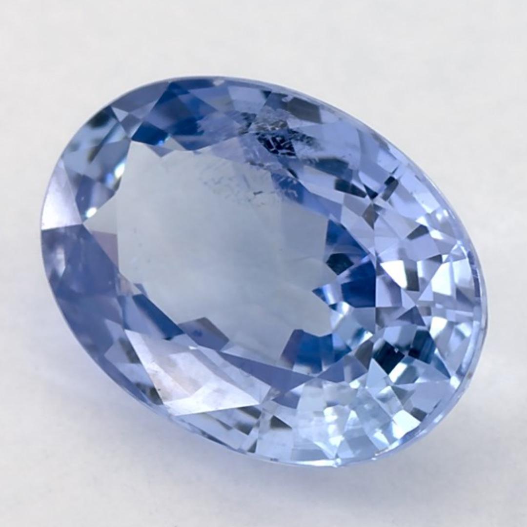 Taille ovale 2.67 Ct Blue Sapphire Oval Loose Gemstone (Saphir bleu ovale en vrac) en vente