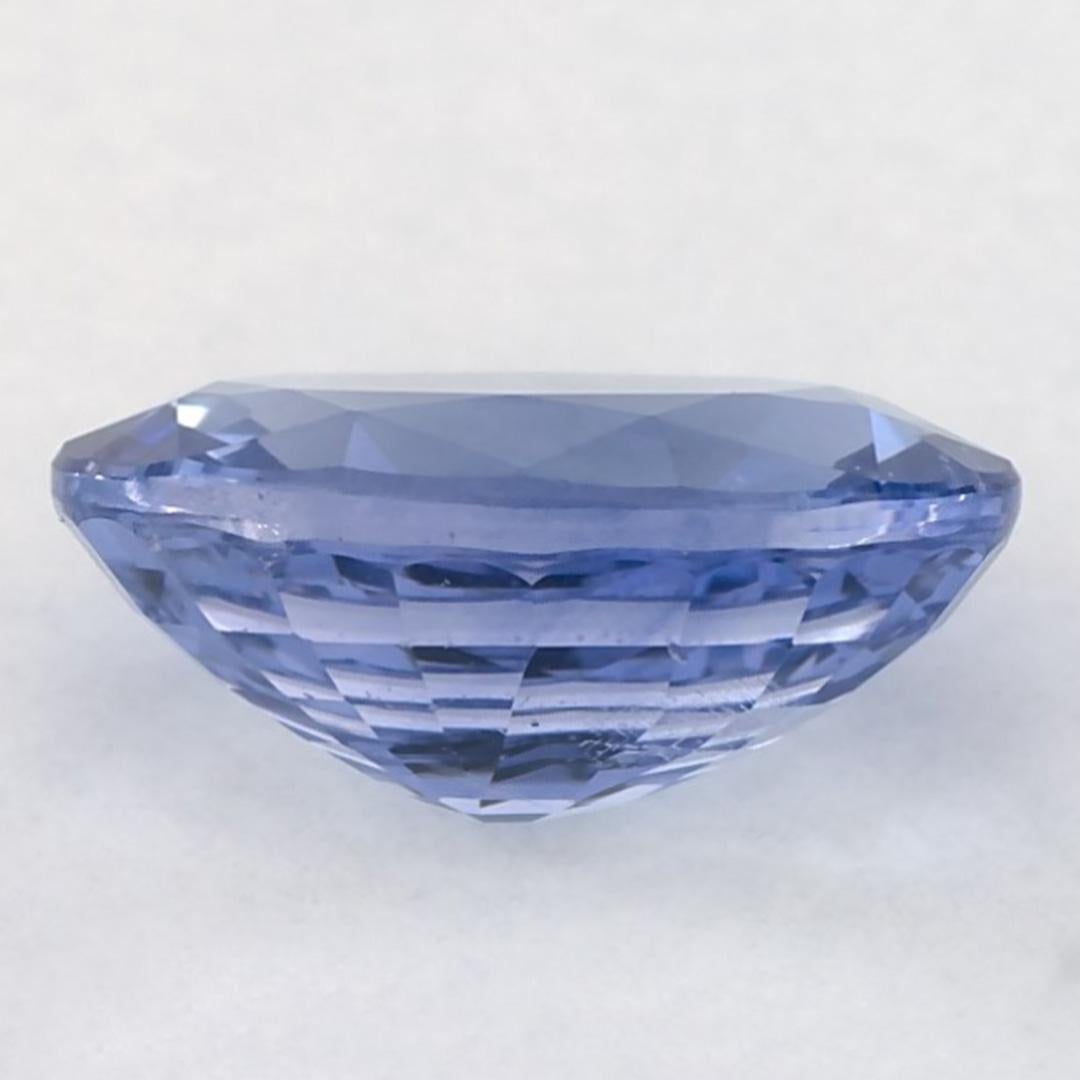 2.67 Ct Blue Sapphire Oval Loose Gemstone In New Condition For Sale In Fort Lee, NJ