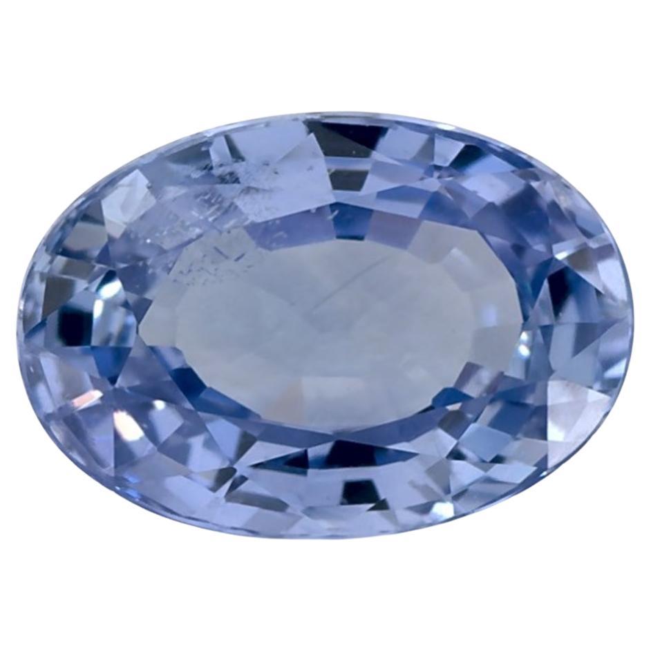 2.67 Ct Blue Sapphire Oval Loose Gemstone For Sale
