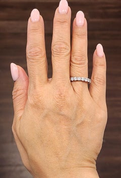Bague d'éternité en diamant de 2,67 ct