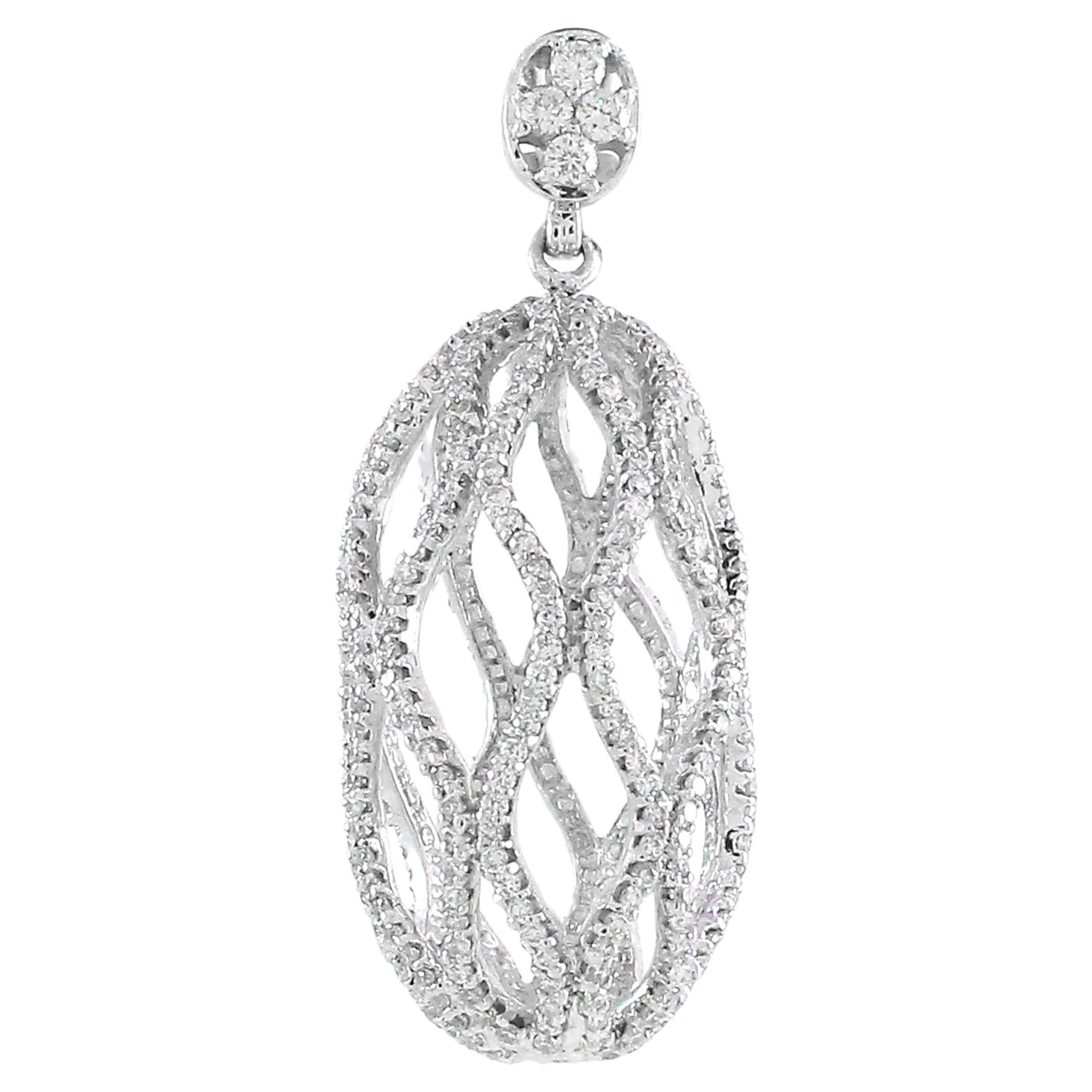 2.67 cts of White Diamonds Pendant